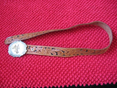 Vintage Westerngürtel aus handbesetztem Leder, seine oder ihre - Bild 2 von 6