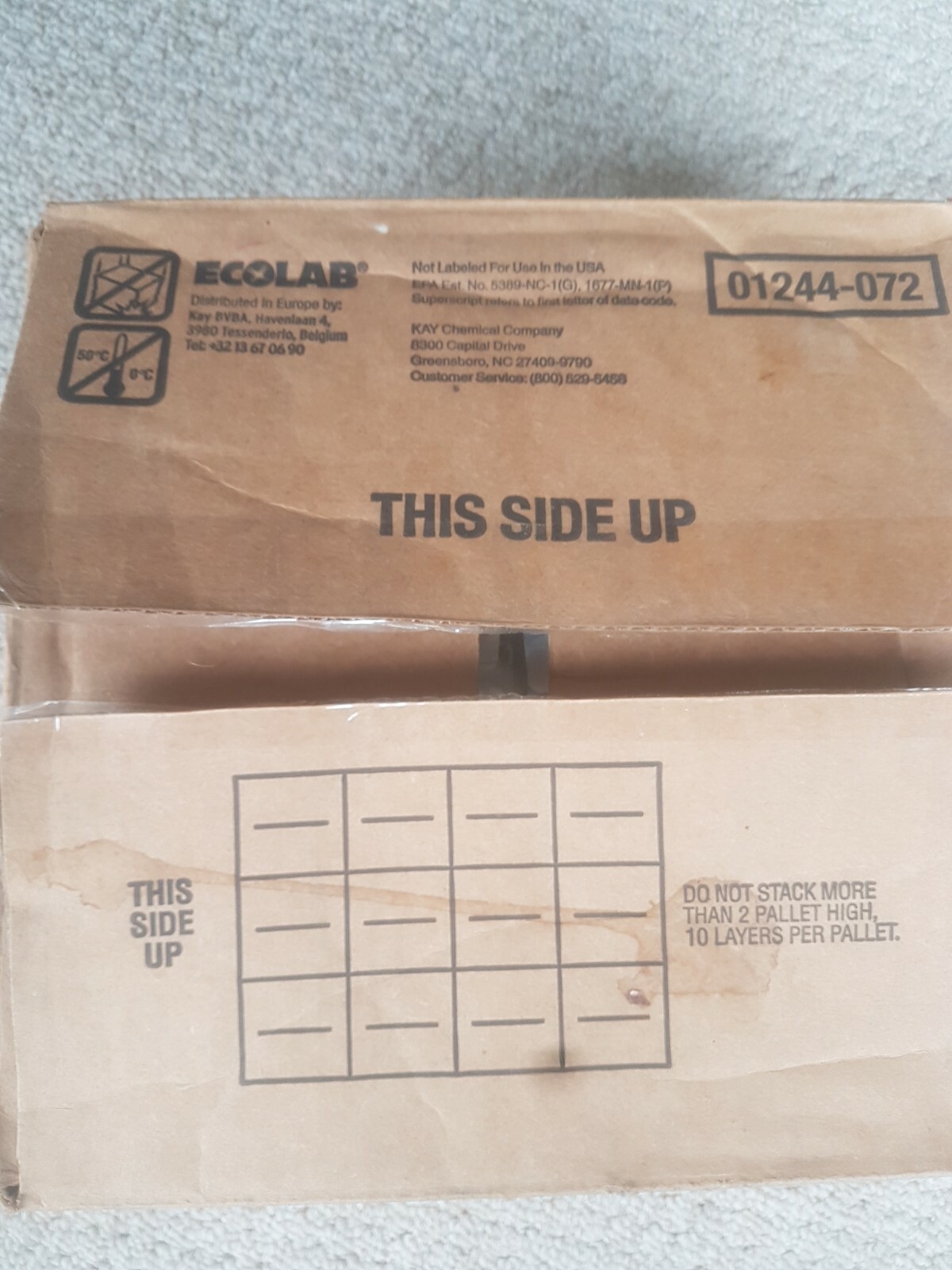 Kay Ecolab Solidsense FloorCare A & B set of 2 eBay