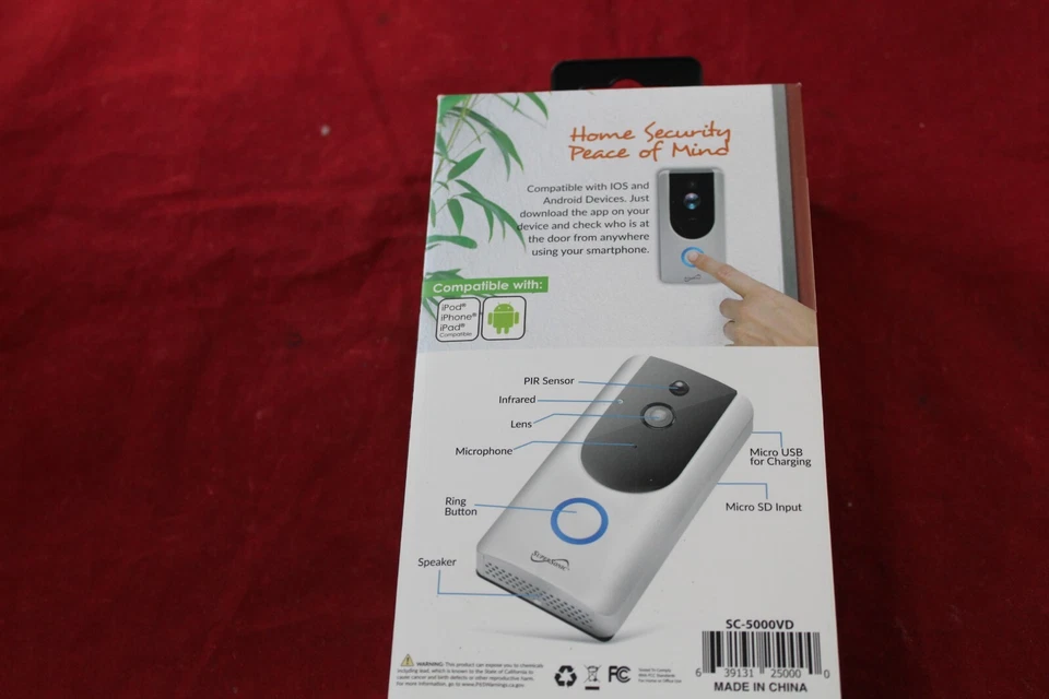 SuperSonic Smart WiFi Doorbell Camera SC-5000VD - Image 2 of 2