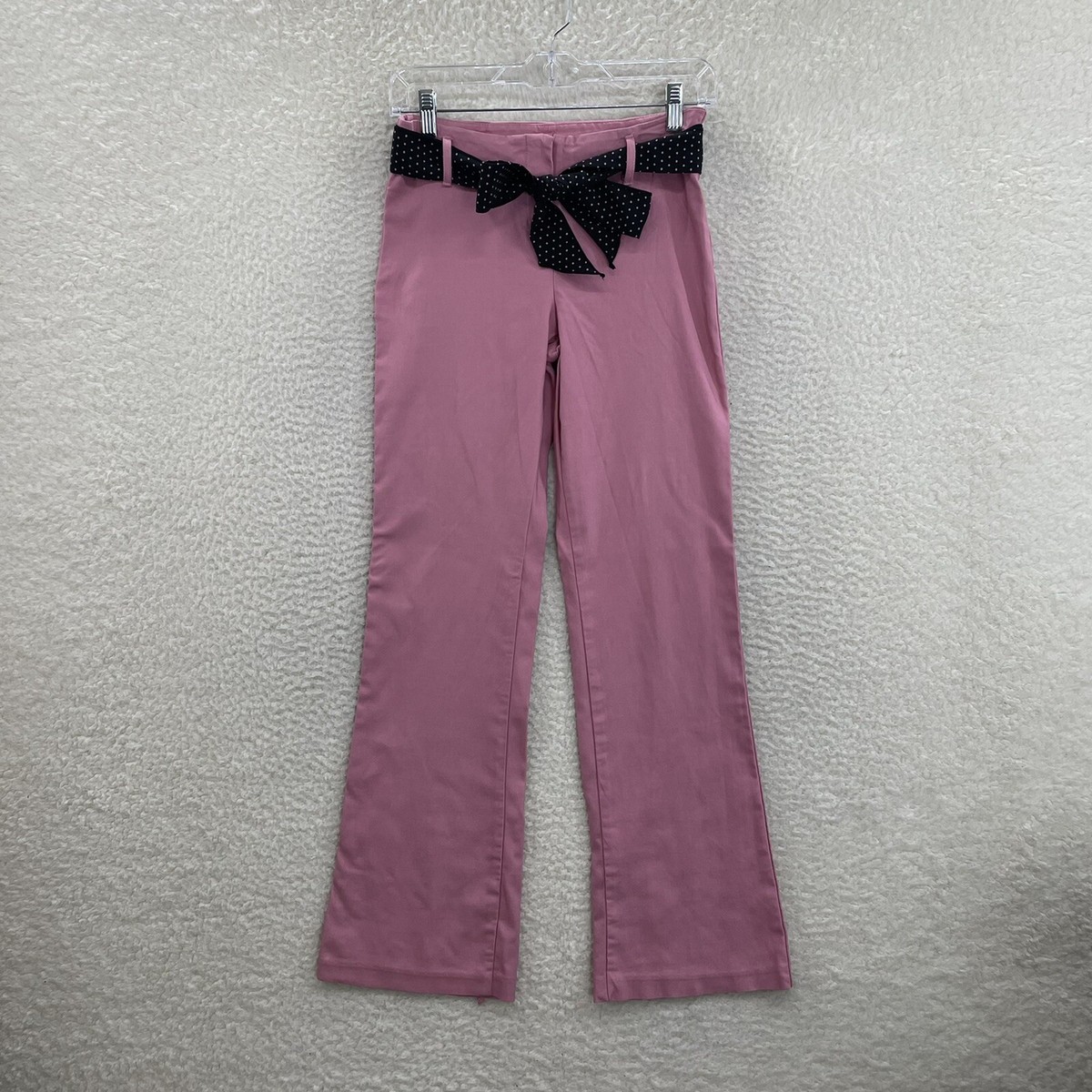 Y2K Vintage Dress Pants Trousers 4 26 Bubblegum Pink Mid Rise Bootcut Flare Y2K Vintage Dress Pants Trousers 4 26 Bubblegum Pink Mid Rise Bootcut Flare