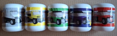 Brick´m Modellautos Steckbausteine 5er-Set 5 Farben 204 Teile Neu