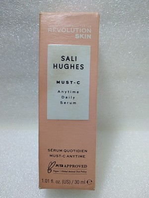 REVOLUTION SKIN ~Must-C Anytime Daily Serum  ~1.01oz ~New/Imperfect Box