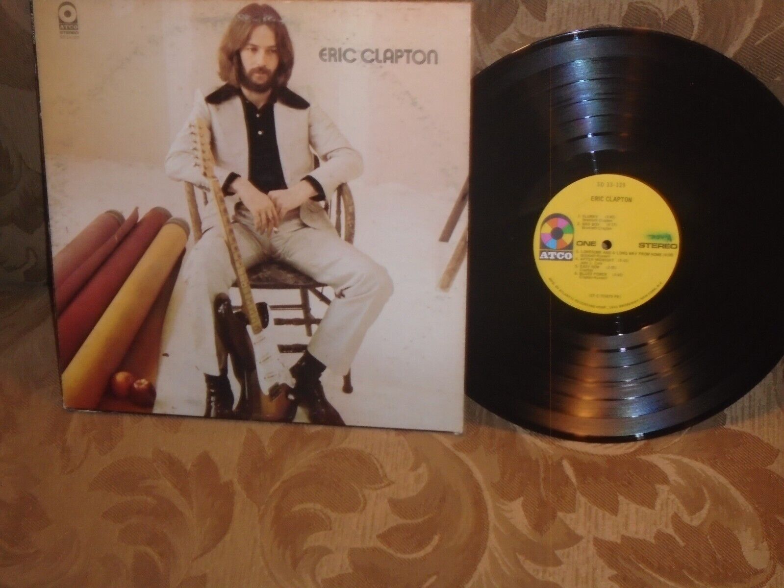 Eric CLapton self titled Atco LP SD 33-329 stereo VG+ 1st 1970 Slunky