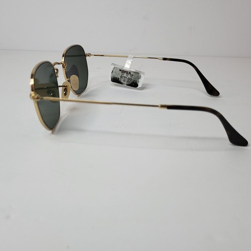 Ray Ban Hexagonal Flat Green Classic Sunglasses RB3548N 001 51-21 Men's Frame - Picture 5 of 9