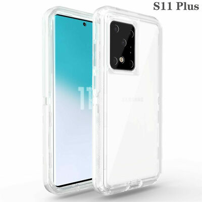 Shockproof Defender Clear Case For Samsung Galaxy S25 Ultra S24 Plus S23 S22 S21