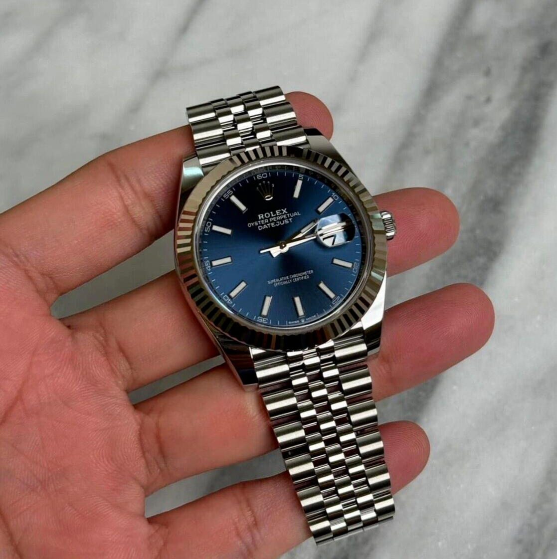 Rolex Datejust 41 126334 Jubilee Blue Index New, Complete, 2024