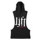 Men LIFT Gym Hooded Tank Top Vest Sportswear Sleeveless Shirt Hoodie Tank top