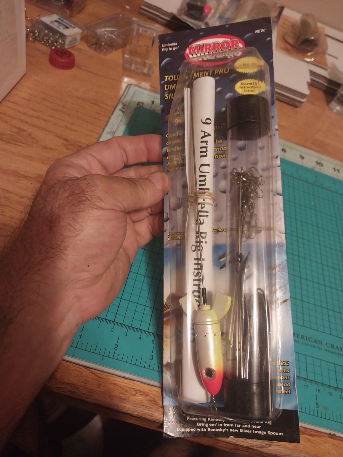 Nos Renosky Tournament Pro Umbrella Rig Mirror Image Nip - Image 2