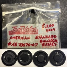 Lot Of 4 AMERICAN STANDARD TOILET  BALLCOCK GASKETS . Vintage And New