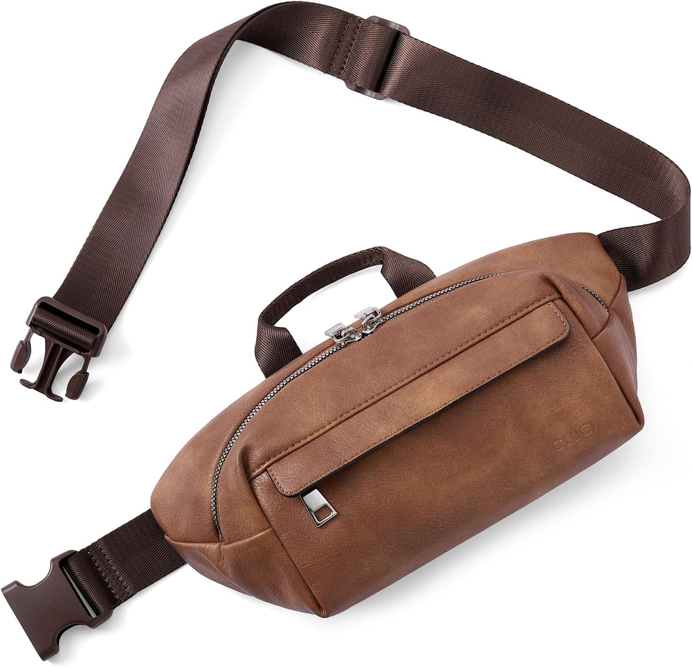Retro Belt Bag Crossbody Christmas Gift Fanny Pack  wear-resistant vegan leather