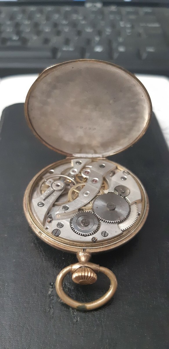 Montre Gousset Ancienne Argent Chronomètre CAHEN XIXe Siècle - Mécanique Manuelle, Vintage 1920