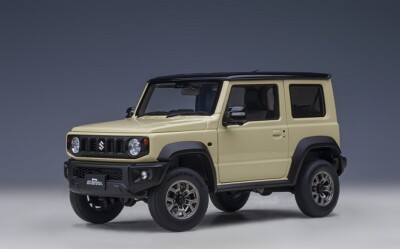 AUTOart 78510 -1/18 Suzuki Jimny Sierra (JB74),Chiffon Ivory Metallic-Black