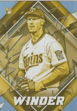 JOSH WINDER TOPPS FIRE ROOKIE GOLD MINTED HOLO FOIL RC TWINS #199 2022 22