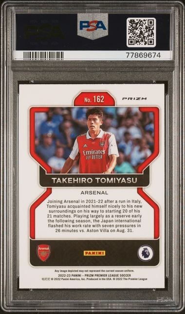 冨安健洋 Panini Prizm Gold Prizm 10枚限定 2021-22 Panini Mosaic Premier League TAKEHIRO TOMIYASU Gold