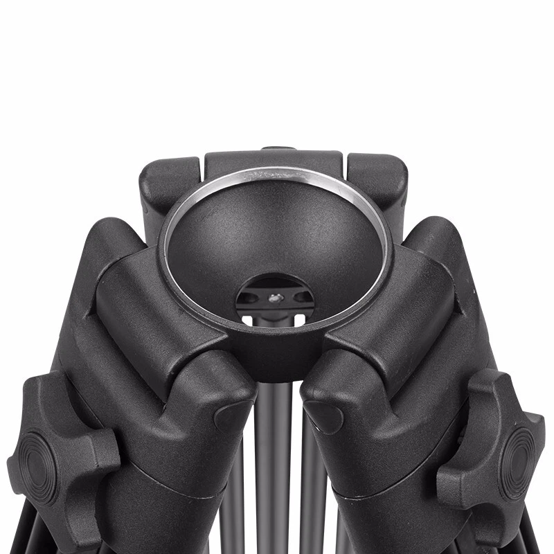 Video Tripod Kit with Video head Aluminum Heavy Duty Tripod with Fluid Head - Image 2 of 4