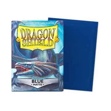 Dragon Shield Matte Blue Sleeves 100ct - Standard Size - MTG Pokemon TCG