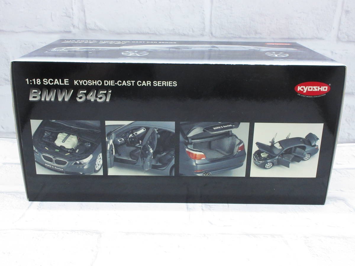 Mini Car 1/18 Kyosho Bmw 5 Series E60 Sedan 545I White Model Mini Car 1/18 Kyosho Bmw 5 Series E60 Sedan 545I White Model