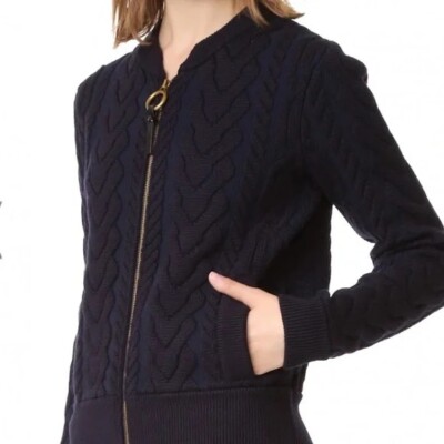 Tory Burch Contraire Bomber Jacket Size XS D36