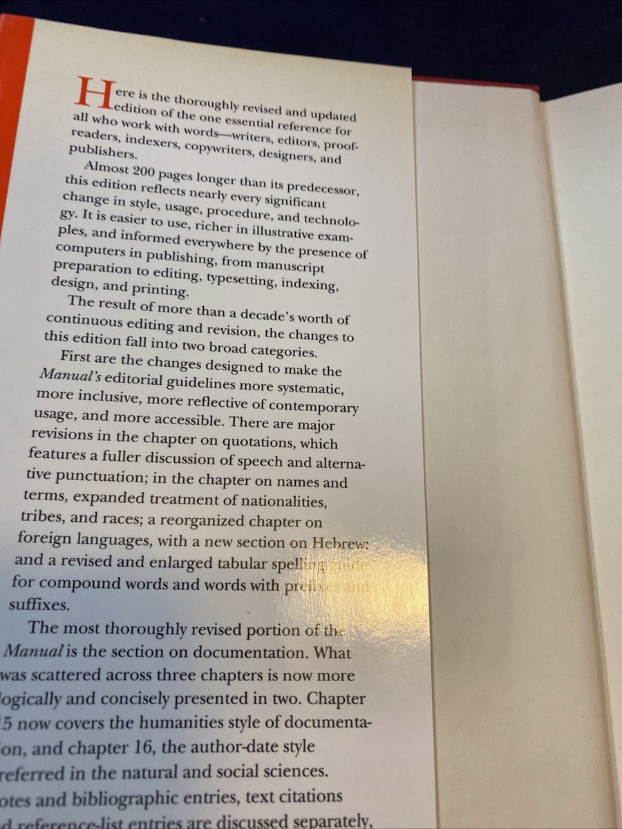 The Chicago Manual of Style 14th Edition Book Writing | eBay