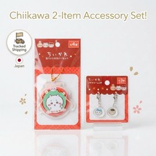 Chiikawa Acrylic Key Charm Badge Cover Set - Japan Authentic - Kawaii