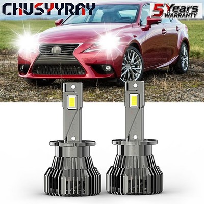 Pair D4S D4R LED Headlight Kit Bulbs 10000LM 6500K White HID Conversion Lamps
