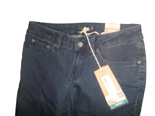 Pantalones de mezclilla rectos Kayla azul índigo para mujer Prana W4117SH02 talla 0 cortos (B134) - Imagen 4 de 4