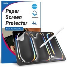 Paper Screen Protector 2 Pack Matte PET Film for iPad Pro 11" M4/M5 2024/2025
