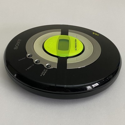 新品未開封　Sony D-EJ100 ポータブルCDプレーヤー PSBLK Sony D-EJ100 PSBLK Psyc Walkman Portable CD Player Black/Green