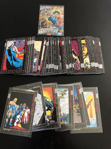 Death Of Superman Trading Card Lot Of 94 Cards No Doubles Base And Inserts