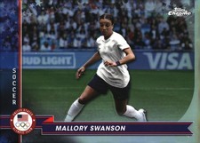 2024 Topps Chrome U.S. Olympics Mallory Swanson #112 Refractors
