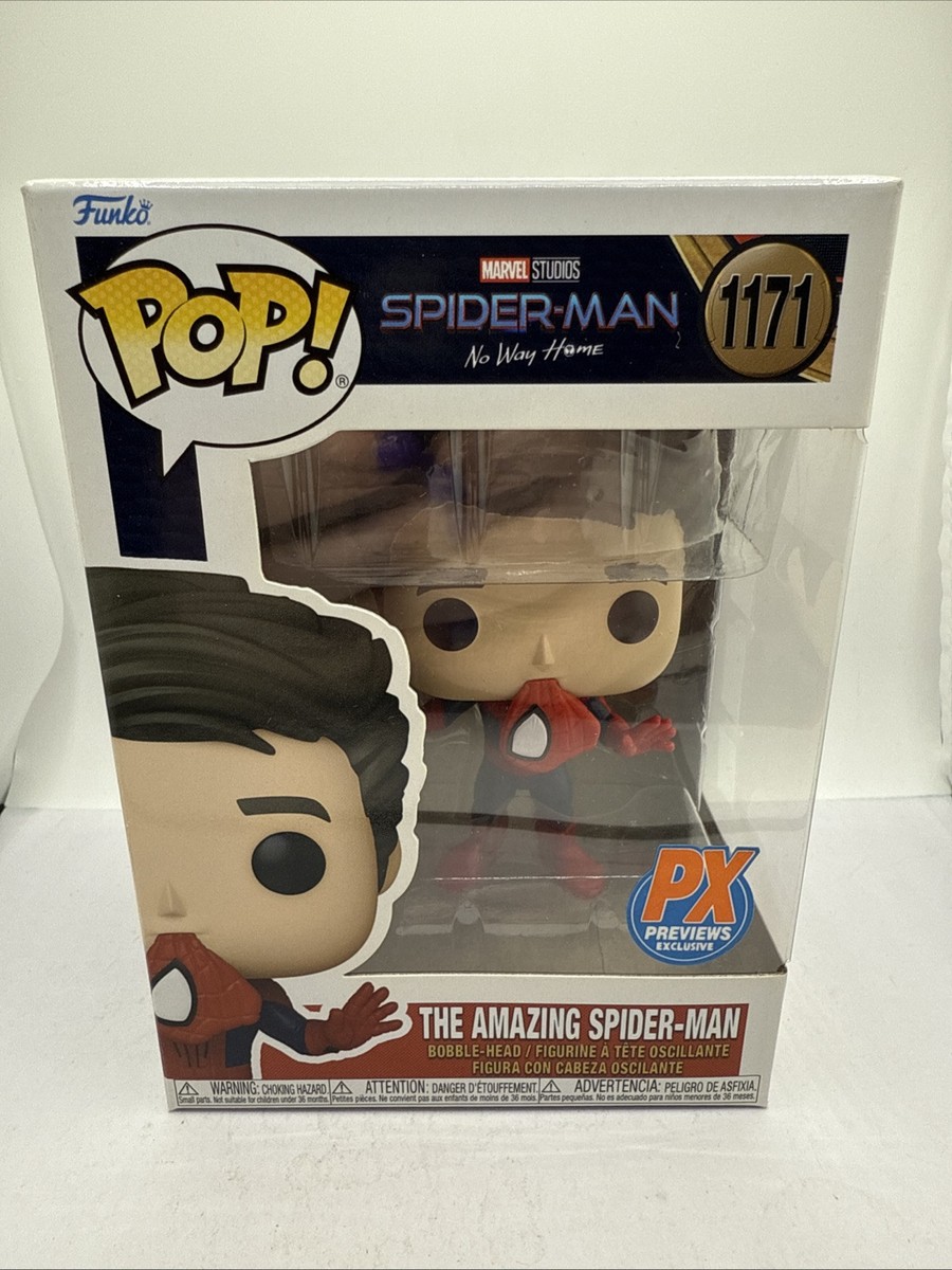 Funko Pop! Marvel (MCU) Spider-Man Unmasked #1171 — PX Exclusive