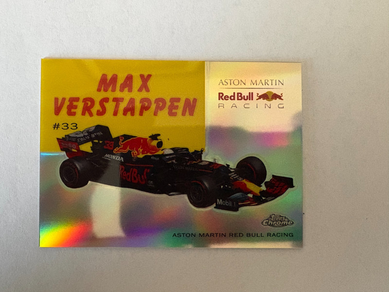 2020 Topps Chrome Formula 1 - 1954 World on Wheels F1 - Max Verstappen #54W-5