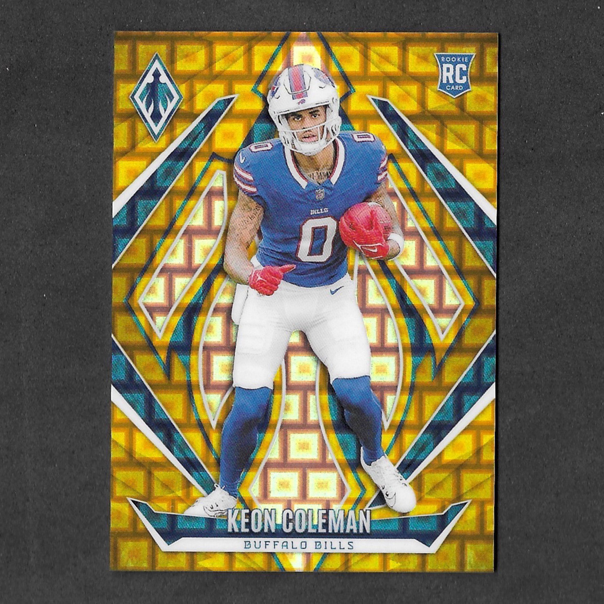 Keon Coleman 2024 Panini Phoenix Gold Pandora /10 RC #213