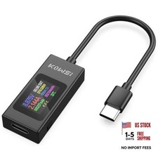 Power Meter 4-30V 0-6.5A, Voltage and Current Tester Meter, USB USB C Tester