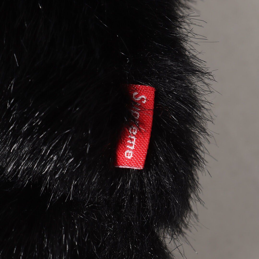 Supreme Jacket Sz: M 20aw The North Face Faux Fur Nuptse Down Black Used BEEG-0 thumbnail 6