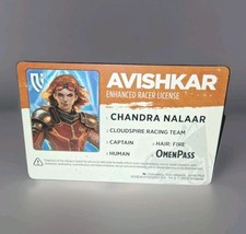 MTG Aetherdrift Avishkar Enhanced Racer License Chandra Nalaar Bonus Insert Card