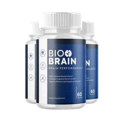 3-Pack Bio Brain Capsules, BioBrain Supports Brain Health & Memory -180 Capsules