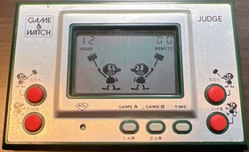 Nintendo Game & Watch Judge IP-05 Green Silver Series 1980 Tested Japan