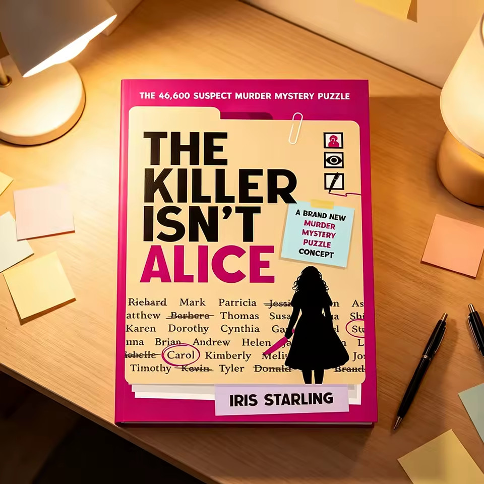 The Killer Isn't Alice: the 46,600 Suspect Murder Mystery Puzzle