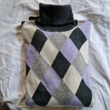CRUCIANI Kaschmir Stehkragen Pullover Gr. 48 DE