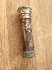 Vintage EMPIRE Metal Torch Flashlight Retro Industrial Old Lamp Collectible