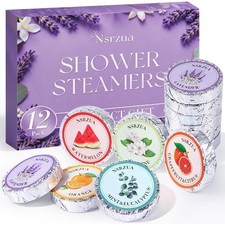 Shower Steamers Aromatherapy Gift Set of 12 Stress Relief Relaxation Home Spa