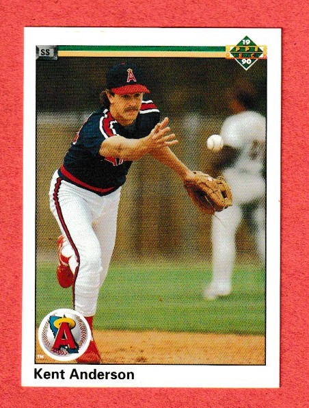 1990 Upper Deck Kent Anderson Los Angeles Angels #691