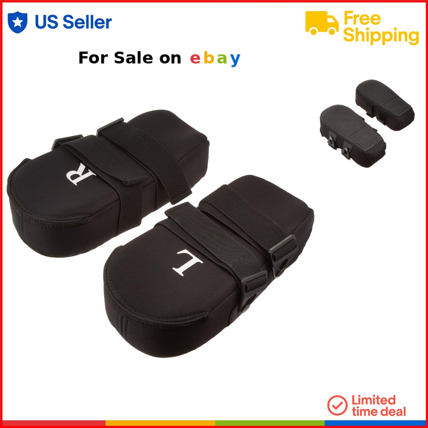 Heavy Duty Knee Pads with Foam Support and Adjustable Straps for Construction Work