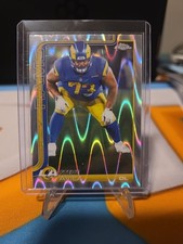 💥2025 Topps Chrome Silver Raywave Refractor Steve Avila Los Angeles Rams💥