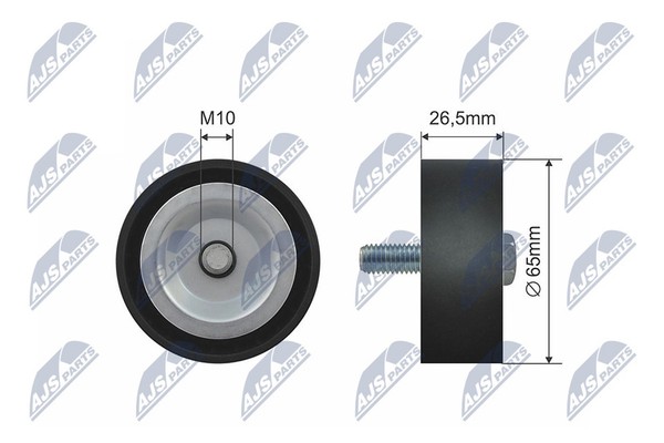 NTY Umlenk-/FüHrungsrolle Keilrippenriemen RNK-PL-029 FüR Opel Antara L07 Cdti 3-image