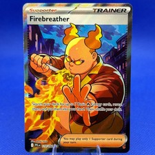 FIREBREATHER 119/094 Phantasmal Flames Ultra Rare Pokemon Holo Near Mint