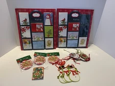 Lot Of Christmas Holiday Gift Tags Snowman Hang Tags K-Mart Trim A Home