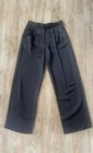 Vince Camuto High Rise Wide Leg Satin Pants Black Size 0 — photo 4