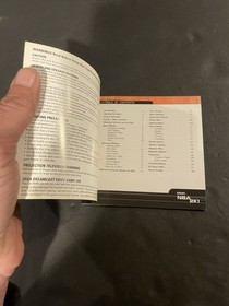 sega dreamcast nba 2k1 Manual only